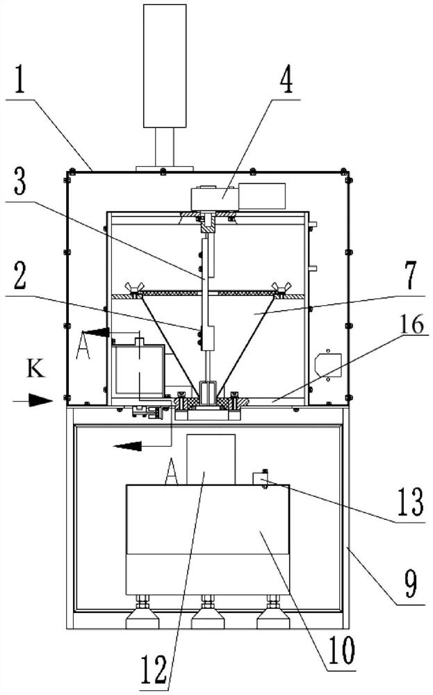 Chemical industry powder accurate weighing device