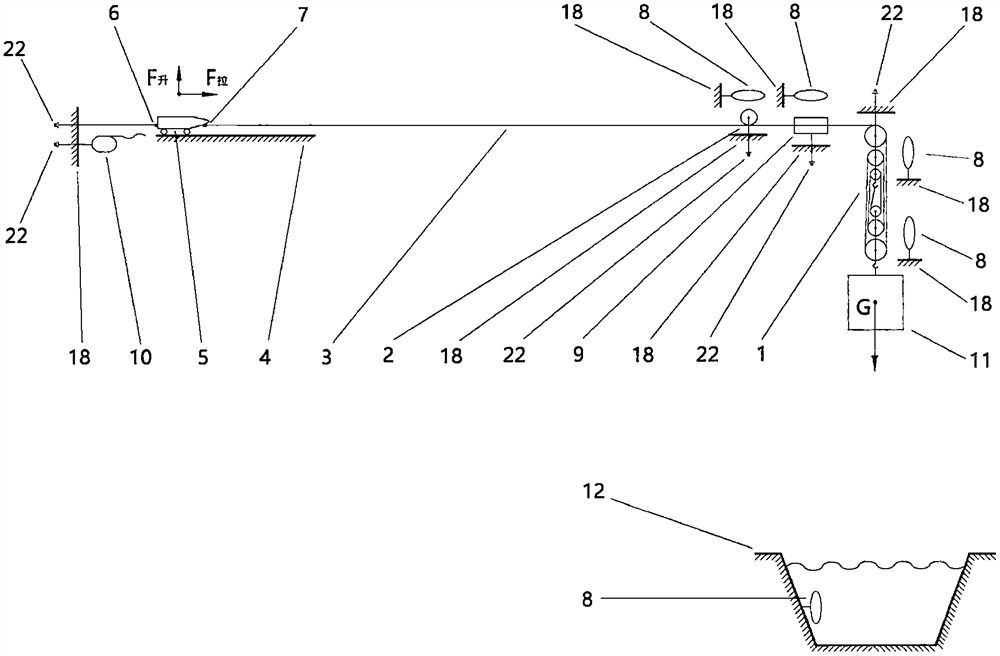 Aircraft launching system, launching method and aircraft