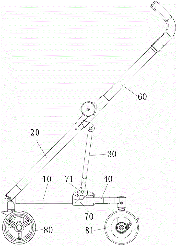 Folding child stroller