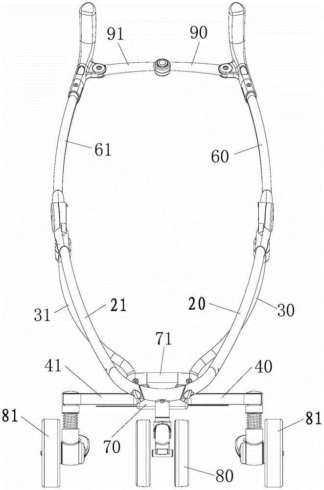 Folding child stroller