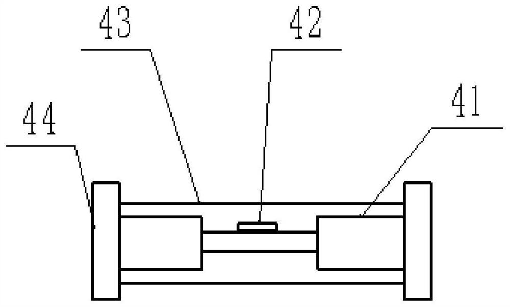 Measuring system and method for concrete stress distribution in steel pipe of arch bridge based on stepped section