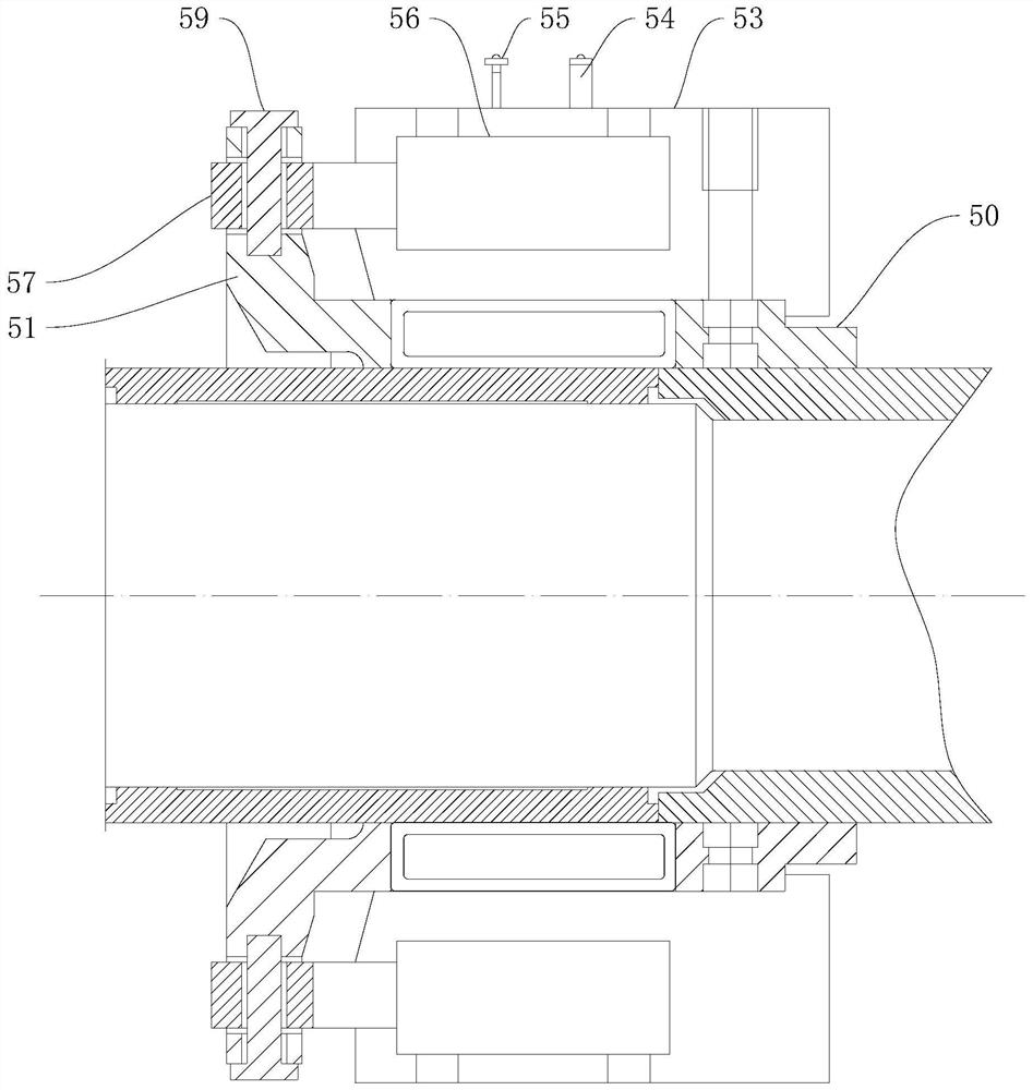 Leakage-free pump shaft sealing structure