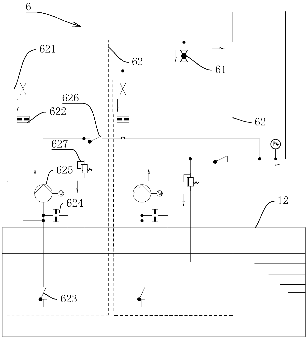 Rotating-shaft-type main engine intelligent lubricating system and control method thereof