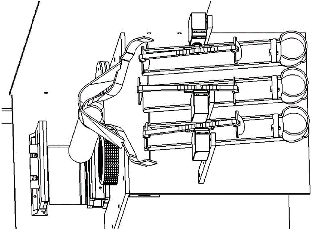 Device for settling and packaging coins