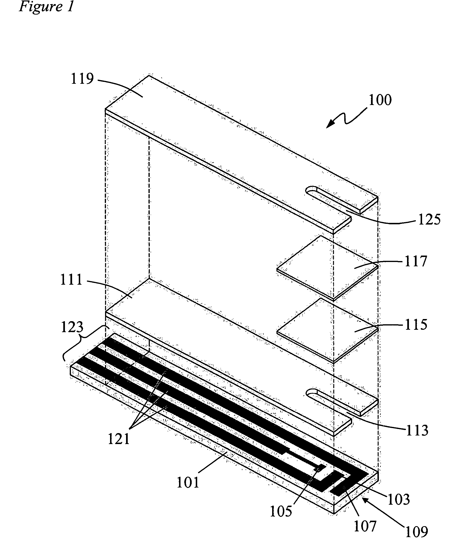 Microfluidic test device