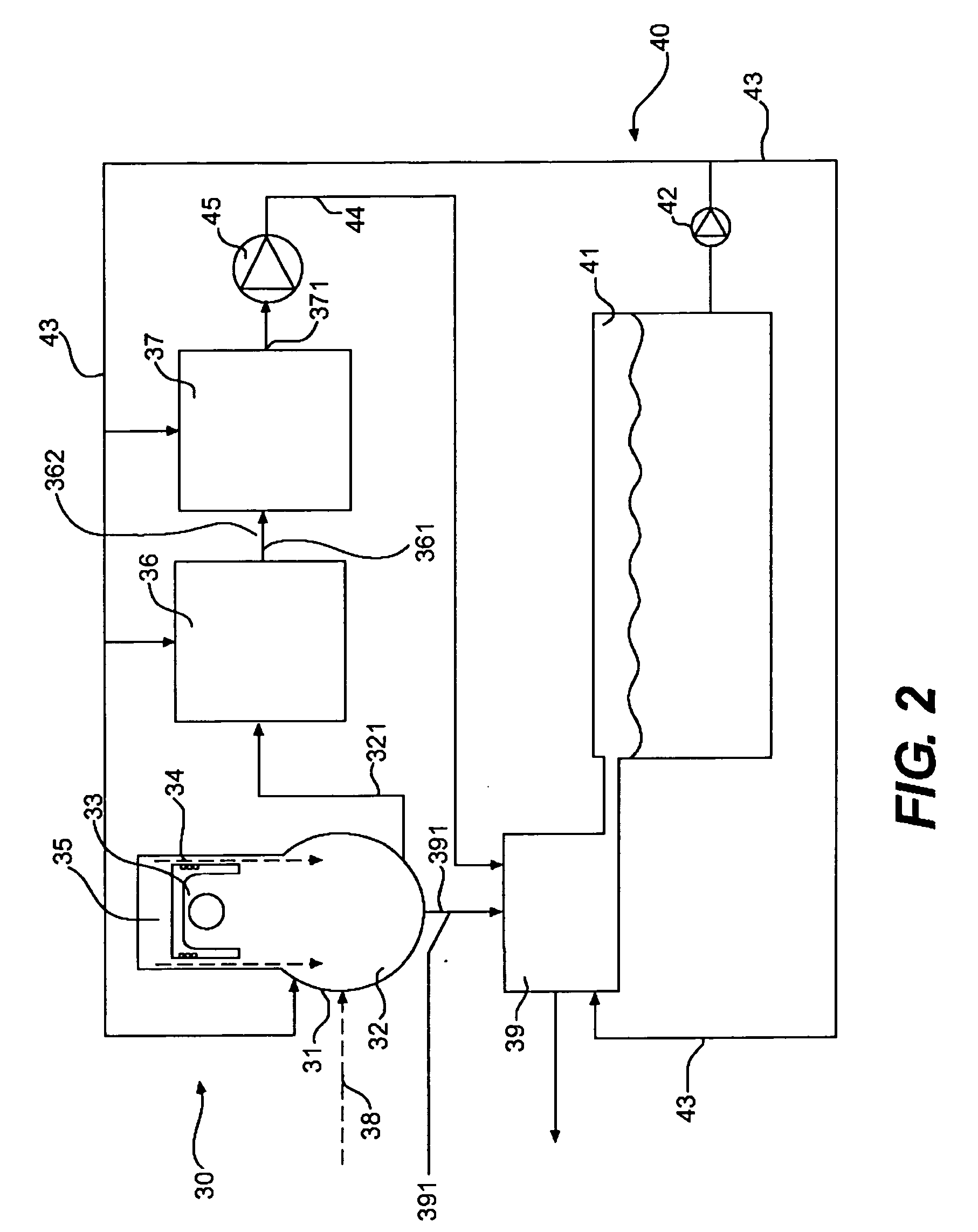 Lubrication system for a power plant