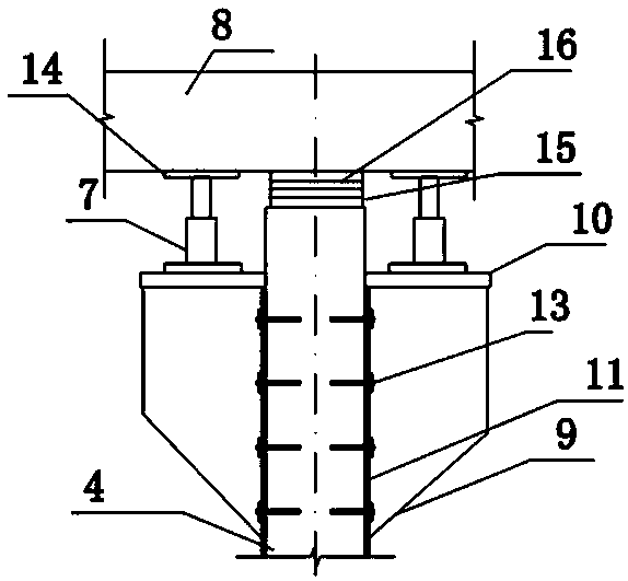 Deviation rectification method for local settlement of pile foundation building