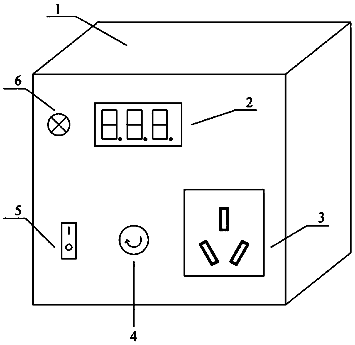 Electric soldering iron socket with temperature adjusting function