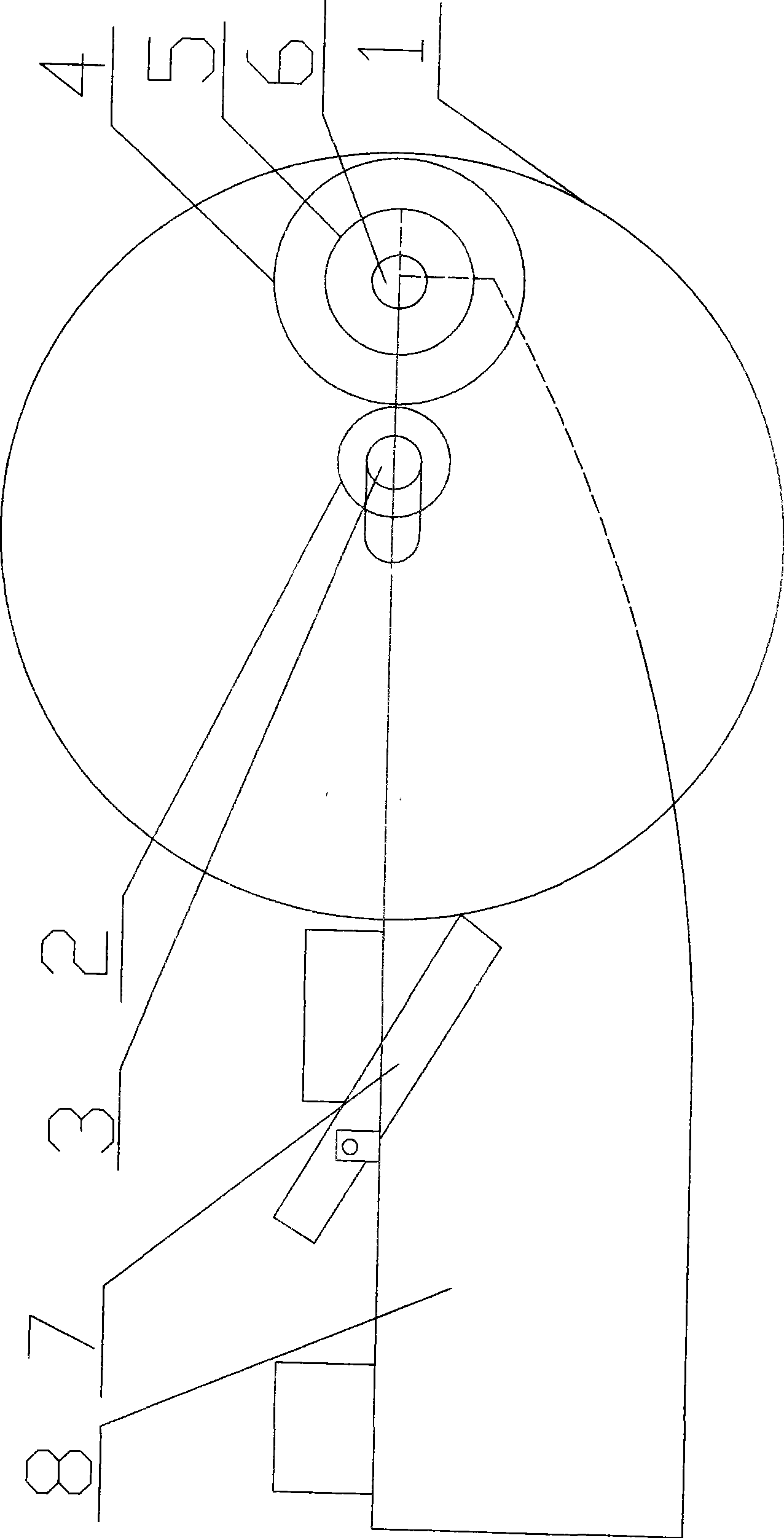 Float grass clearing device