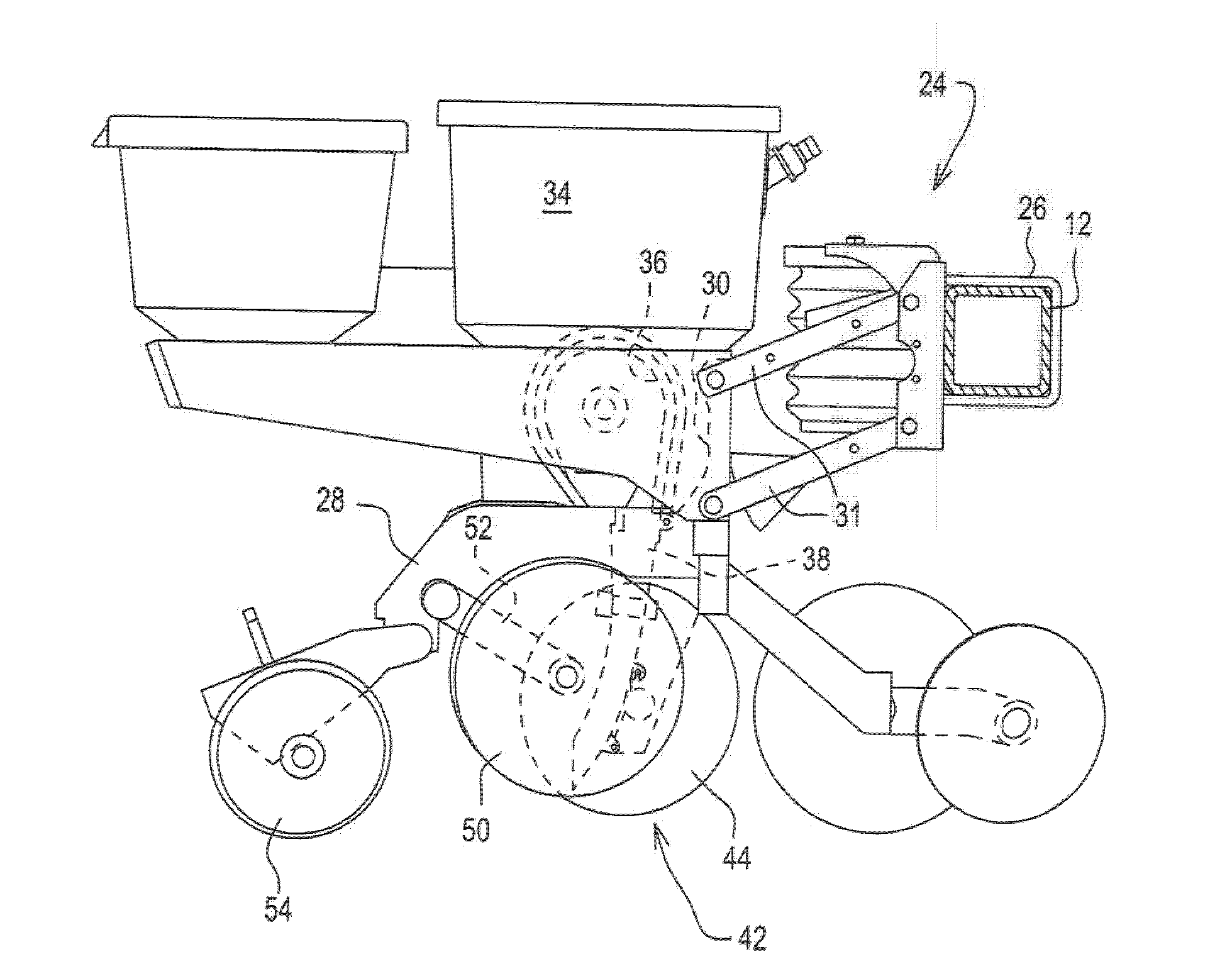 Planter and method of operating a planter with individual meter control