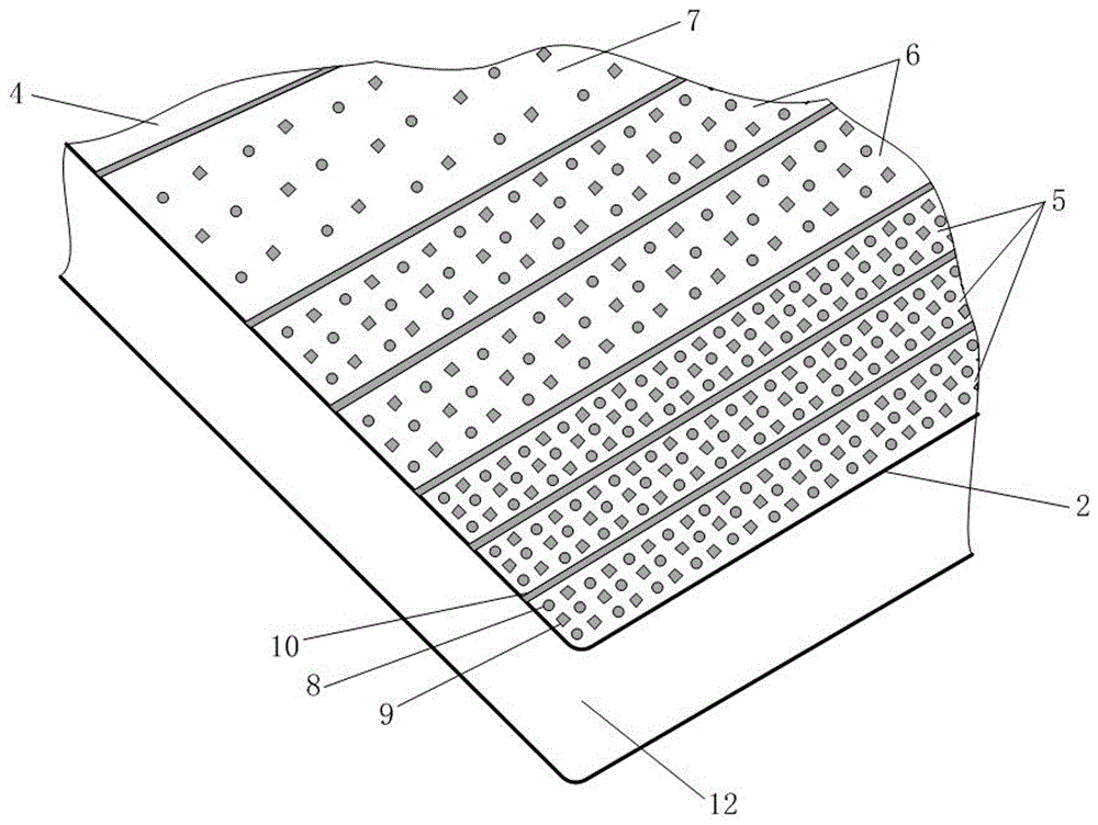 Mixed type surface texturing tool