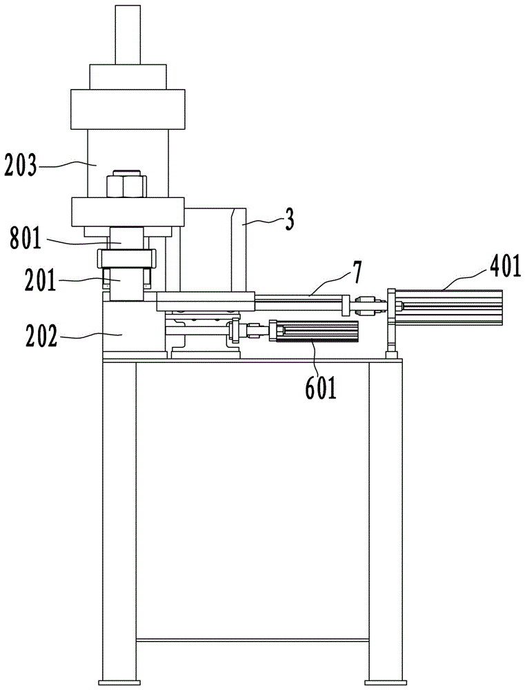 An arc bending machine used for arc bending and forming of door frame flat iron