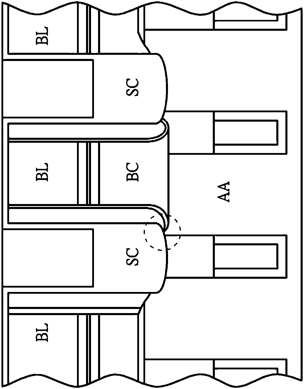 Manufacturing method for contact plug layout