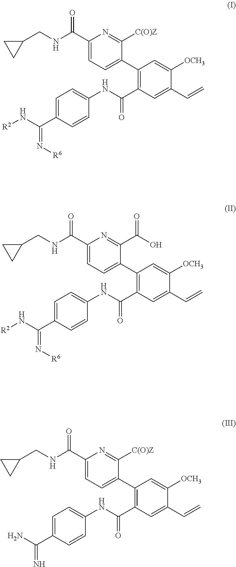 Prodrugs of kallikrein inhibitors