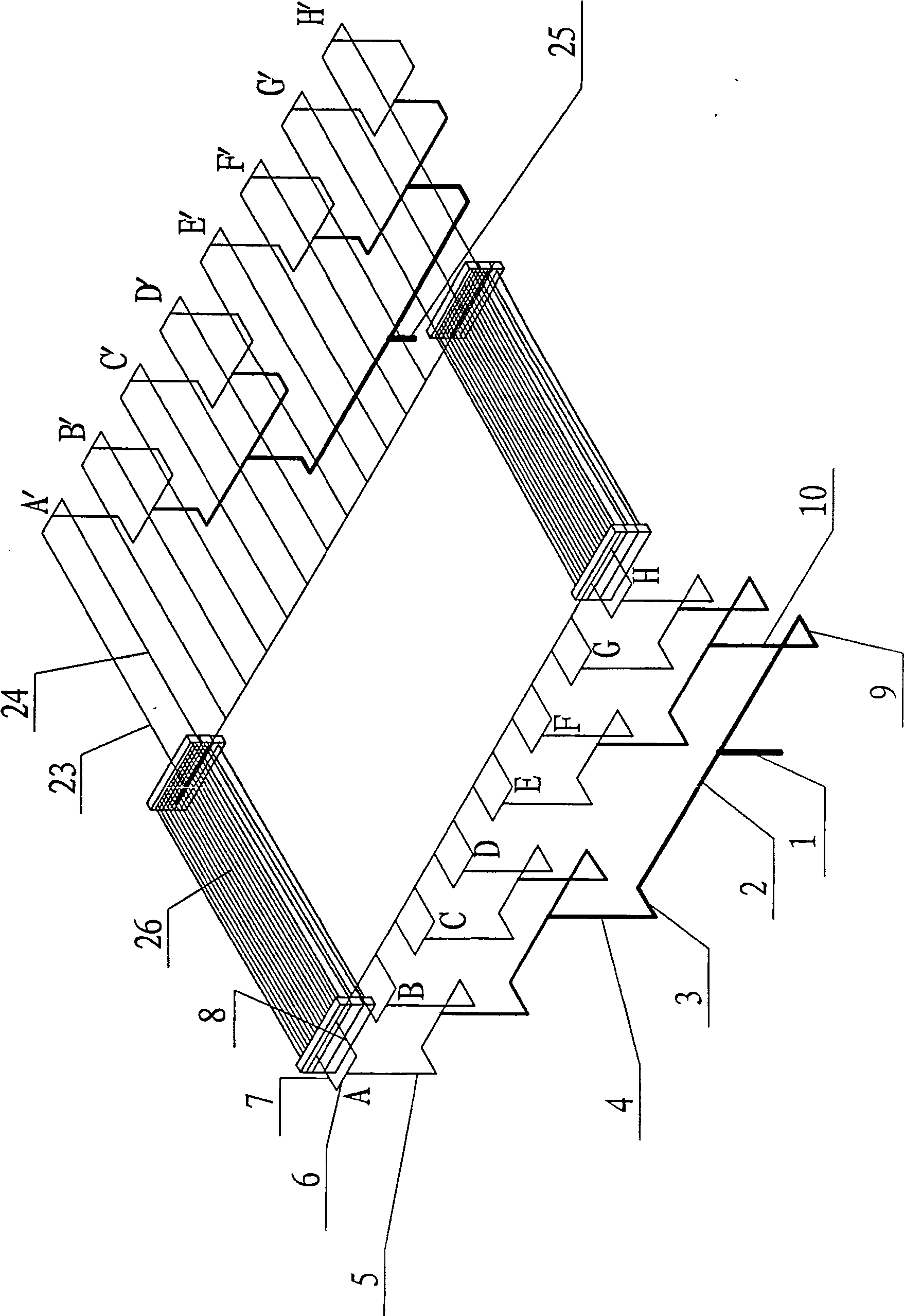 Hydrocracking reaction effluence system based on asymmetry analyse