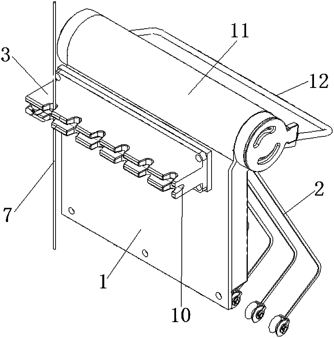 Yarn closing mechanism of yarn guide system