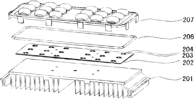 LED (Light Emitting Diode) module based on ceramic-based PCB (Printed Circuit Board) and manufacturing process thereof