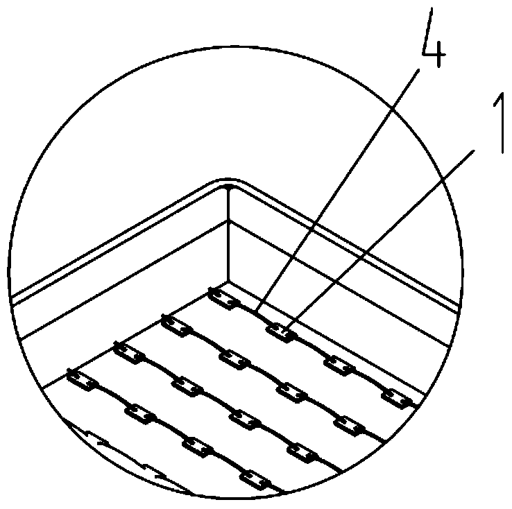 A cob light source light output structure and its application