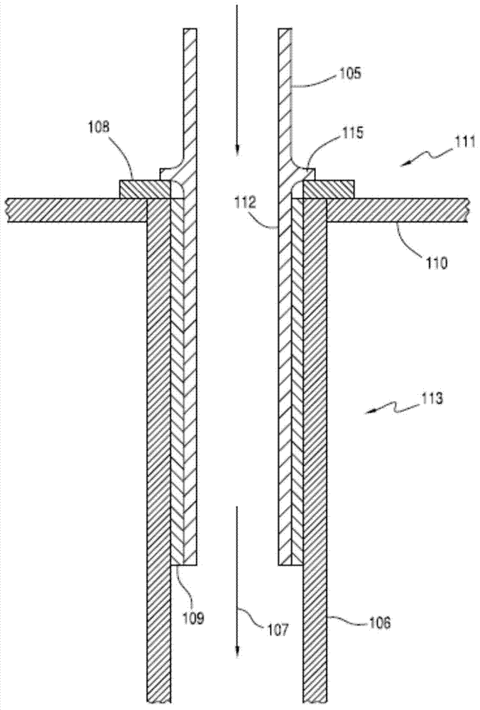 Process for stabilizing heat exchanger tubes in Andrussow process