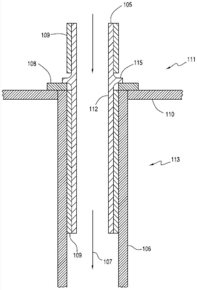 Process for stabilizing heat exchanger tubes in Andrussow process