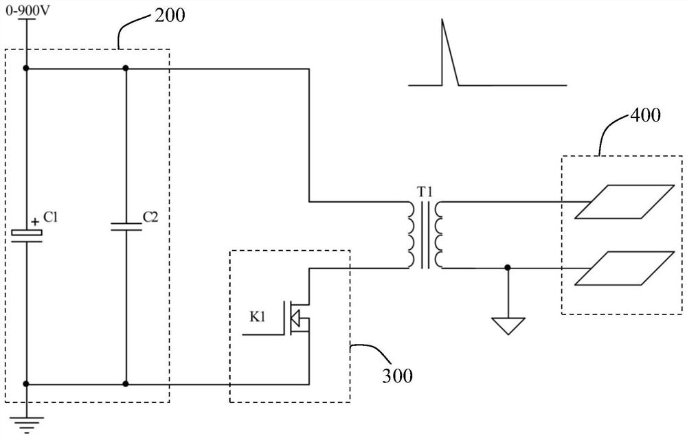 Ultrashort pulse defibrillator