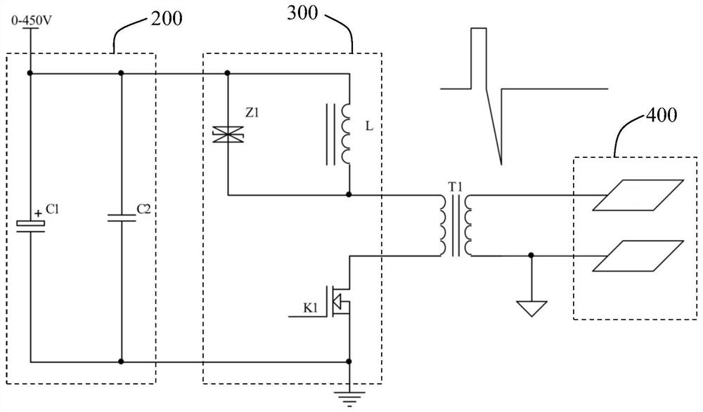 Ultrashort pulse defibrillator