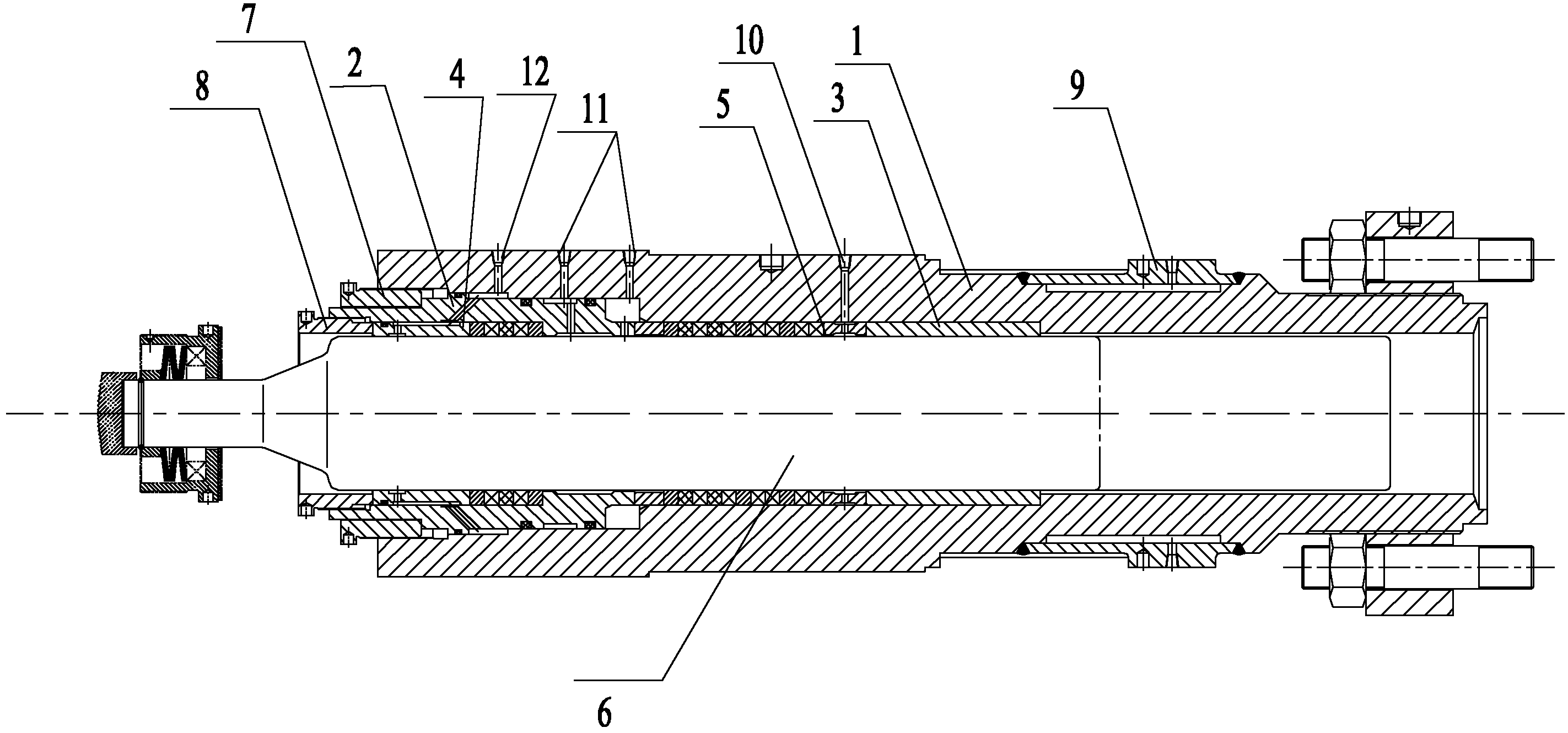 Integral type sealing box for reciprocating type plunger pump