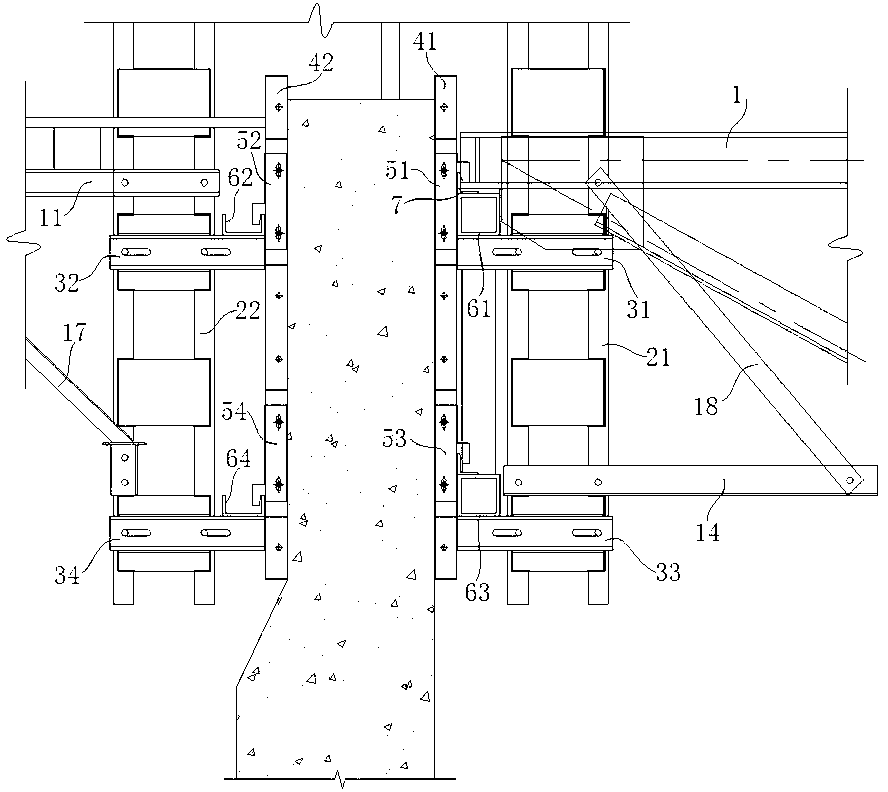 Efficiently-adjusting module sliding system