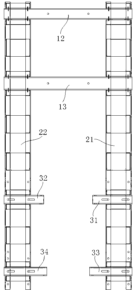 Efficiently-adjusting module sliding system