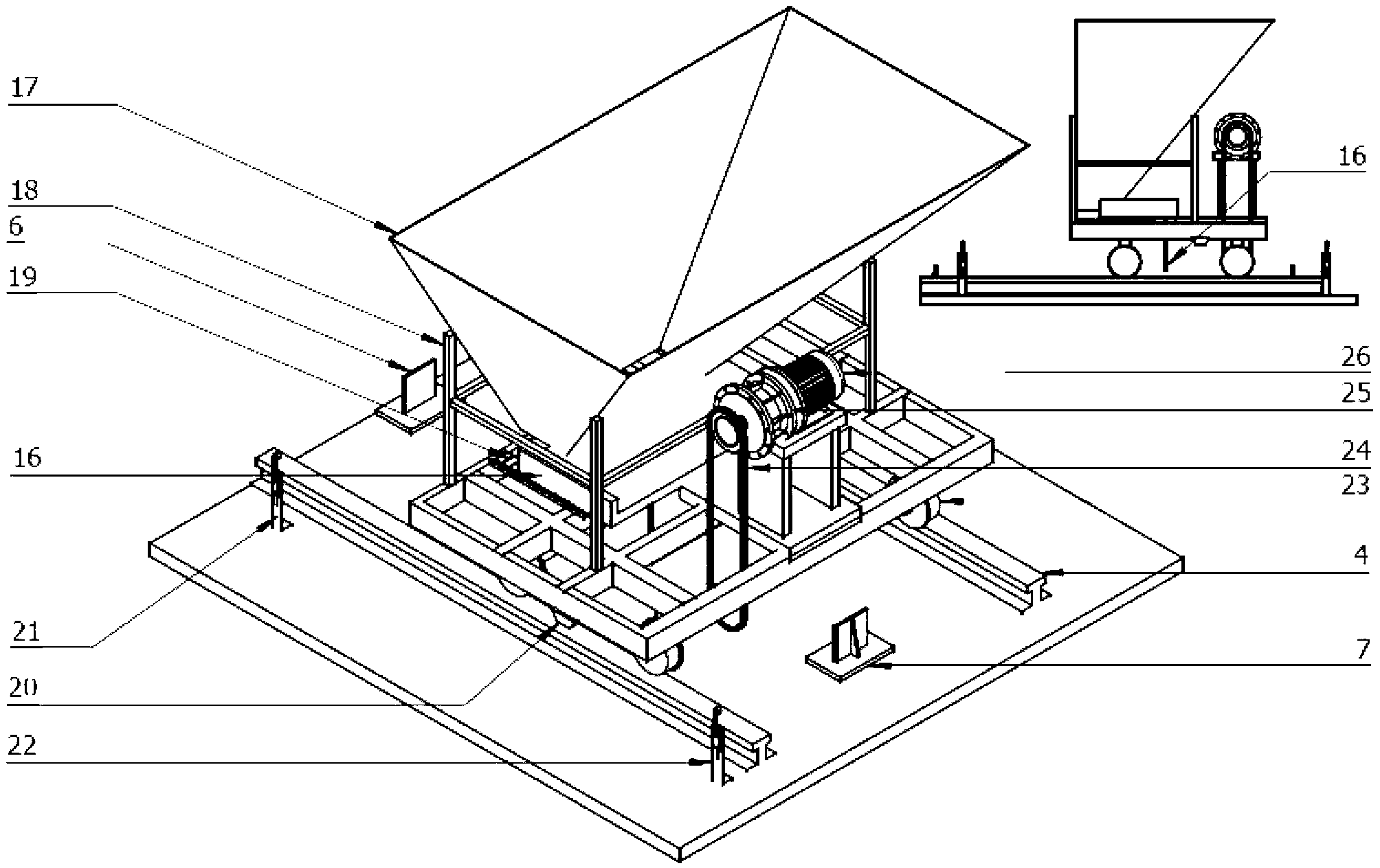 Multi-station full-automatic ore conveying equipment