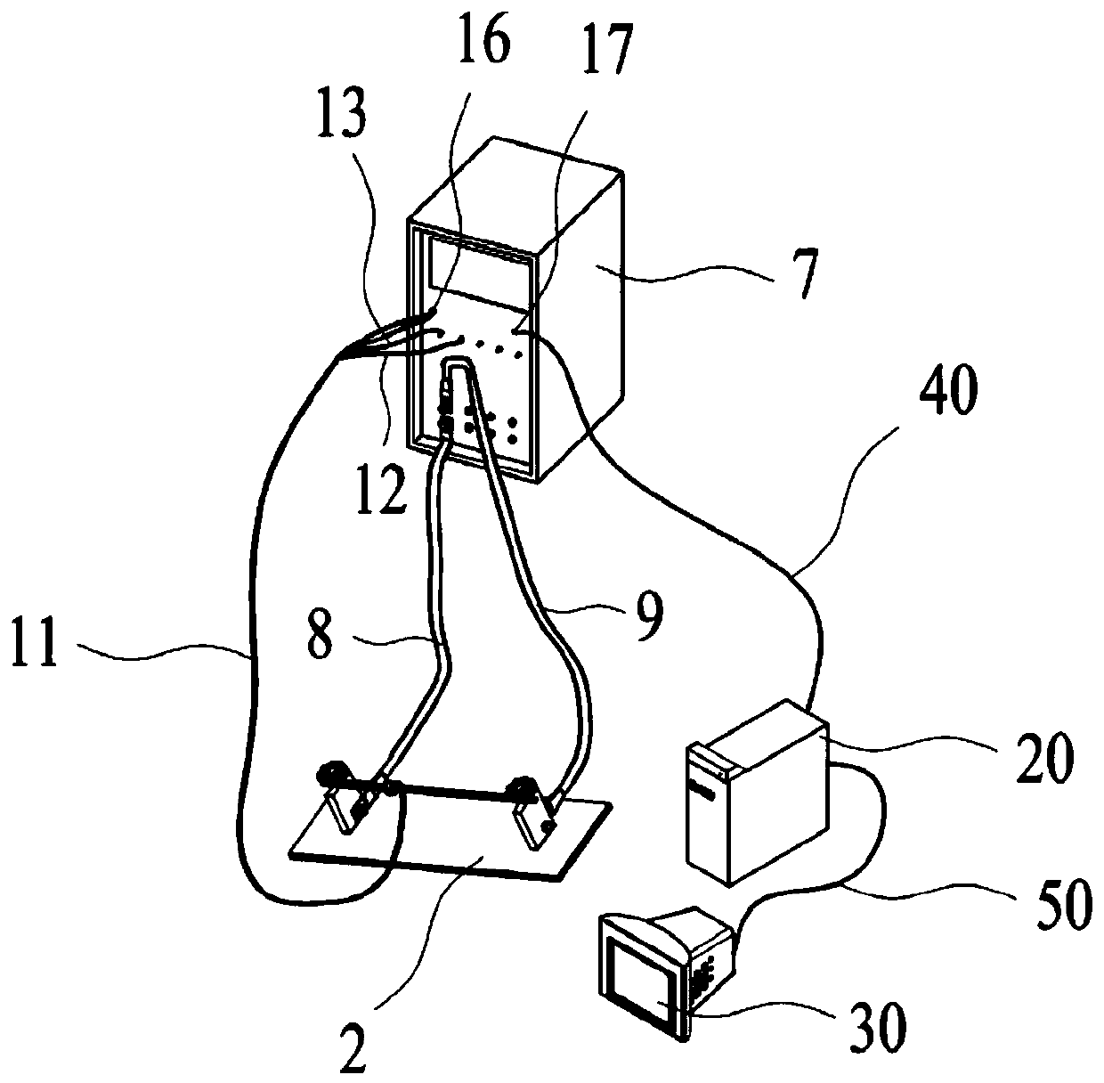 Test device for current sensor