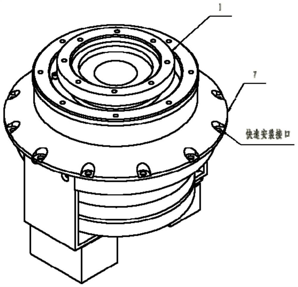 A small servo rotary platform with wireless communication