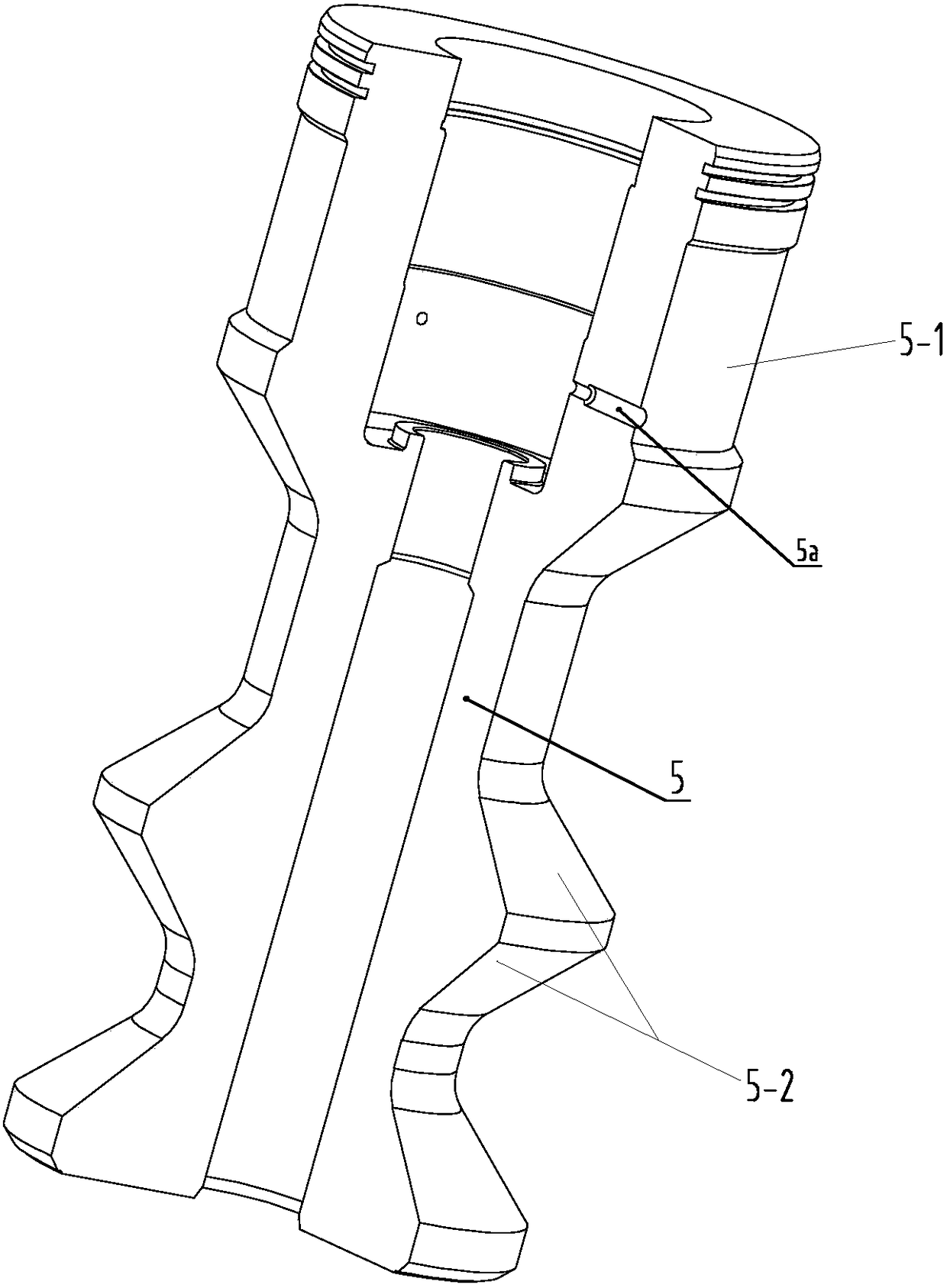 Pilot operated serial adjusted stop valve