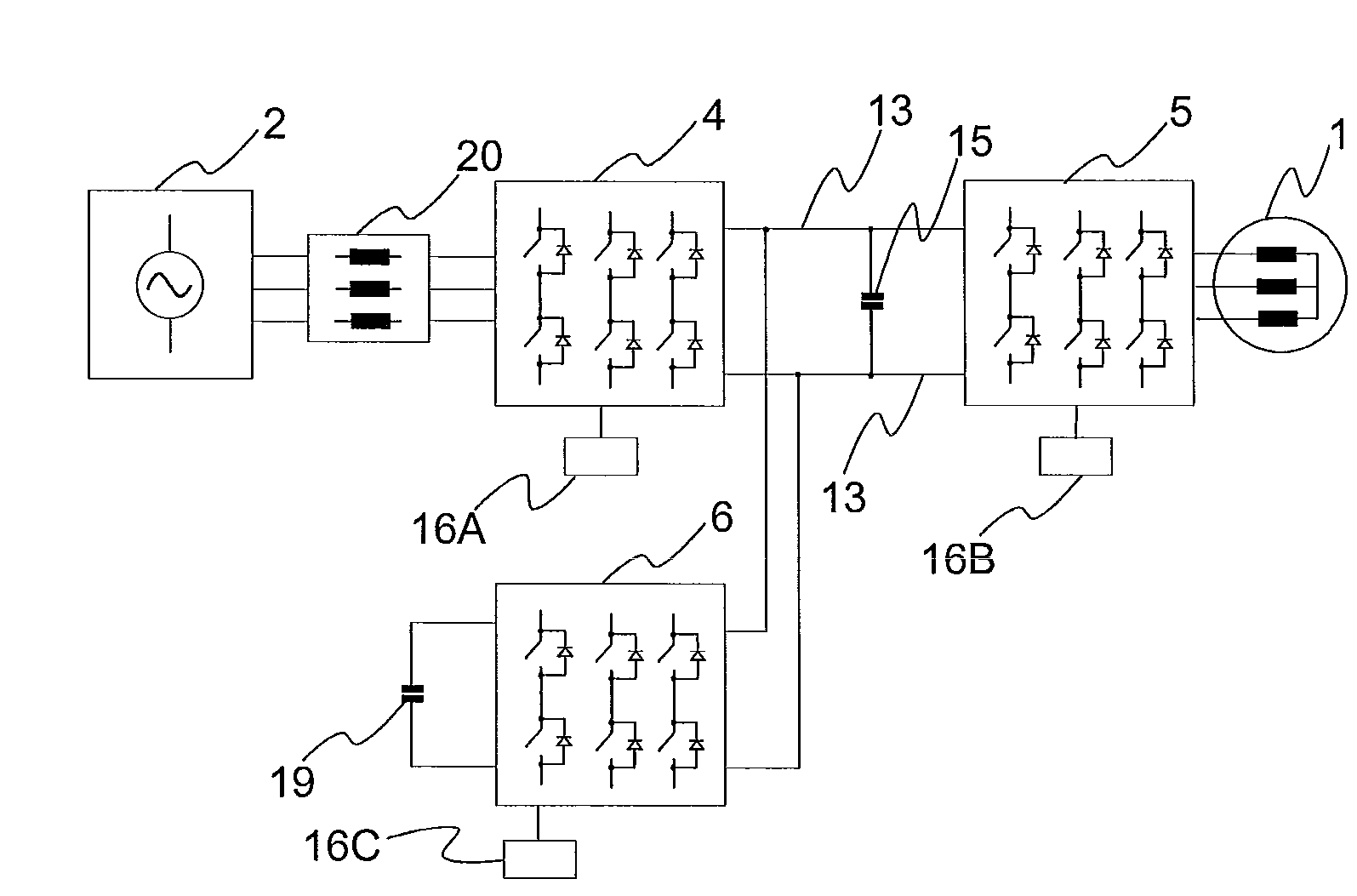 Apparatus and method for controlling the motor power