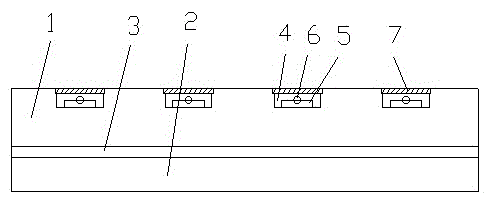 Light-emitting type floor tile structure