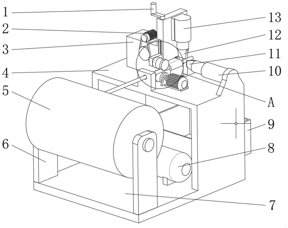 Steel bar bending and cutting device applied to building construction