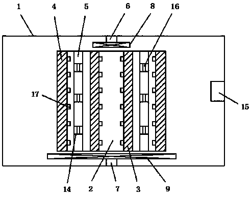 A heat dissipation system of a dry-type transformer and a heat dissipation control method thereof