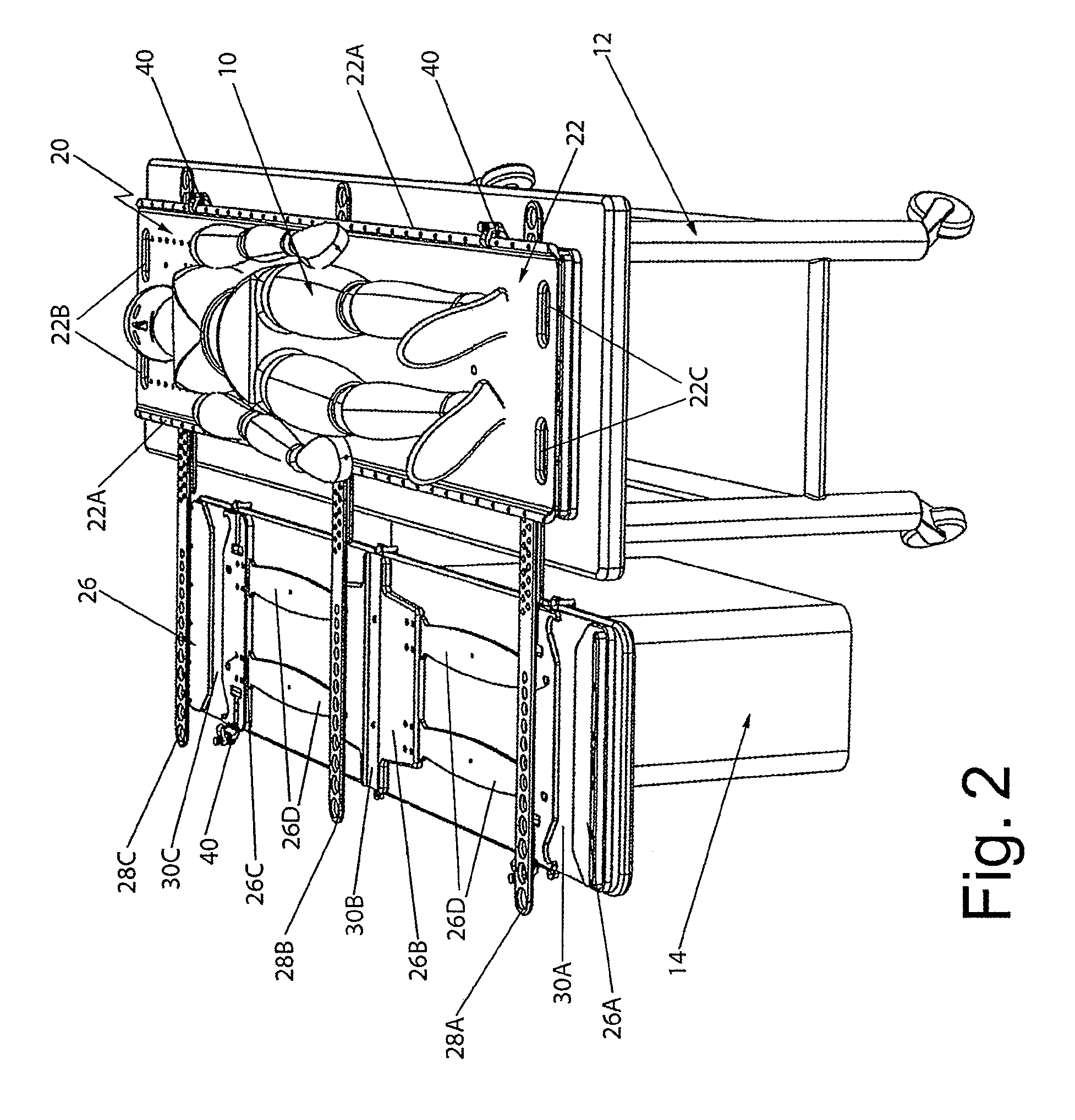 Patient transfer system for use in stereotactic radiation therapy