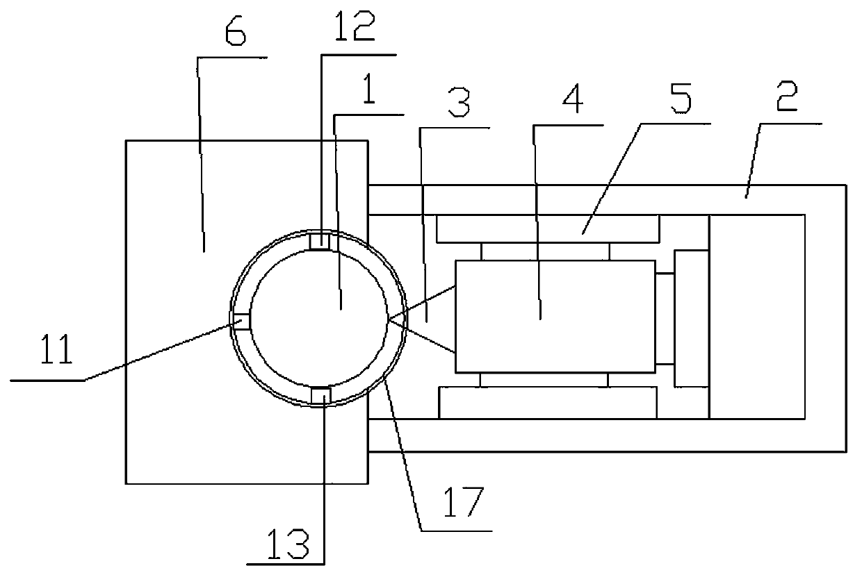 Foundation bolt deburring device