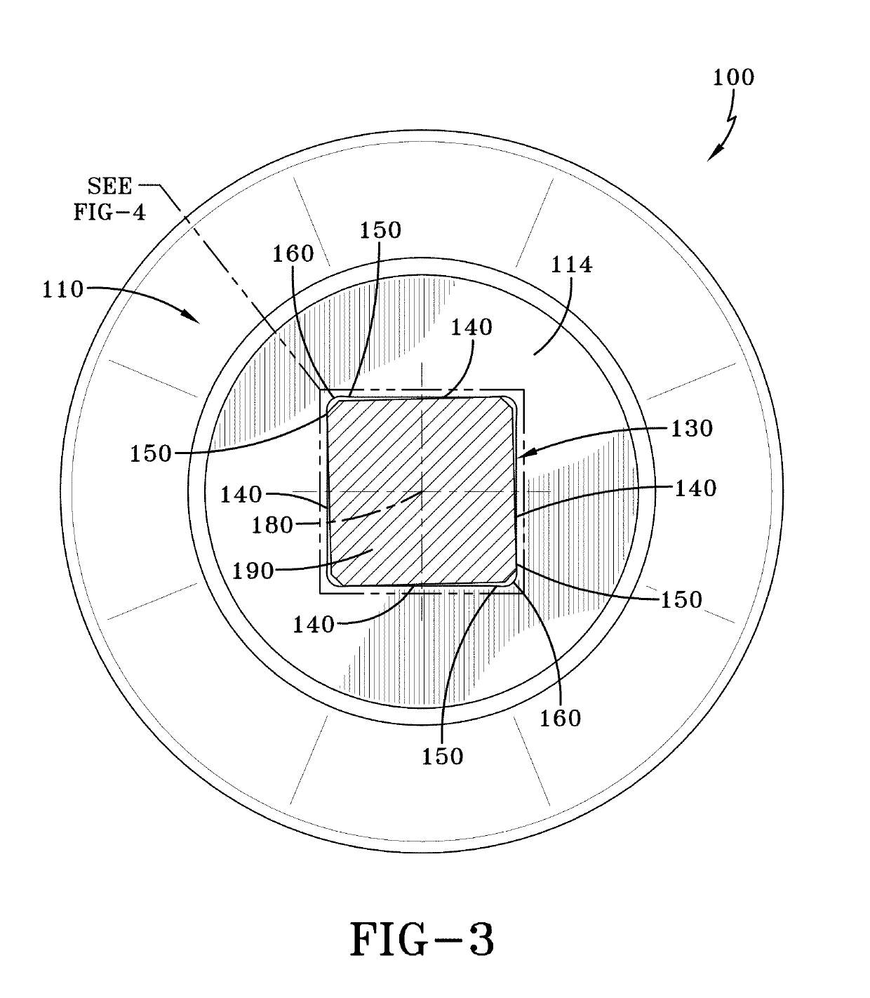 Socket with four point drive