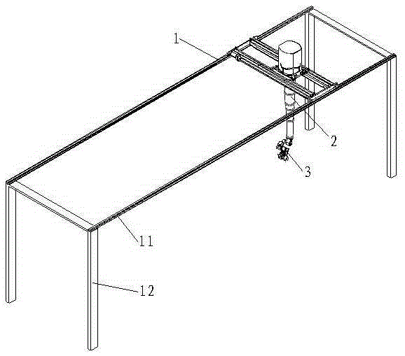 Suspension telescopic cylinder and mechanical arm fast installing and uninstalling system under nuclear radiation environment