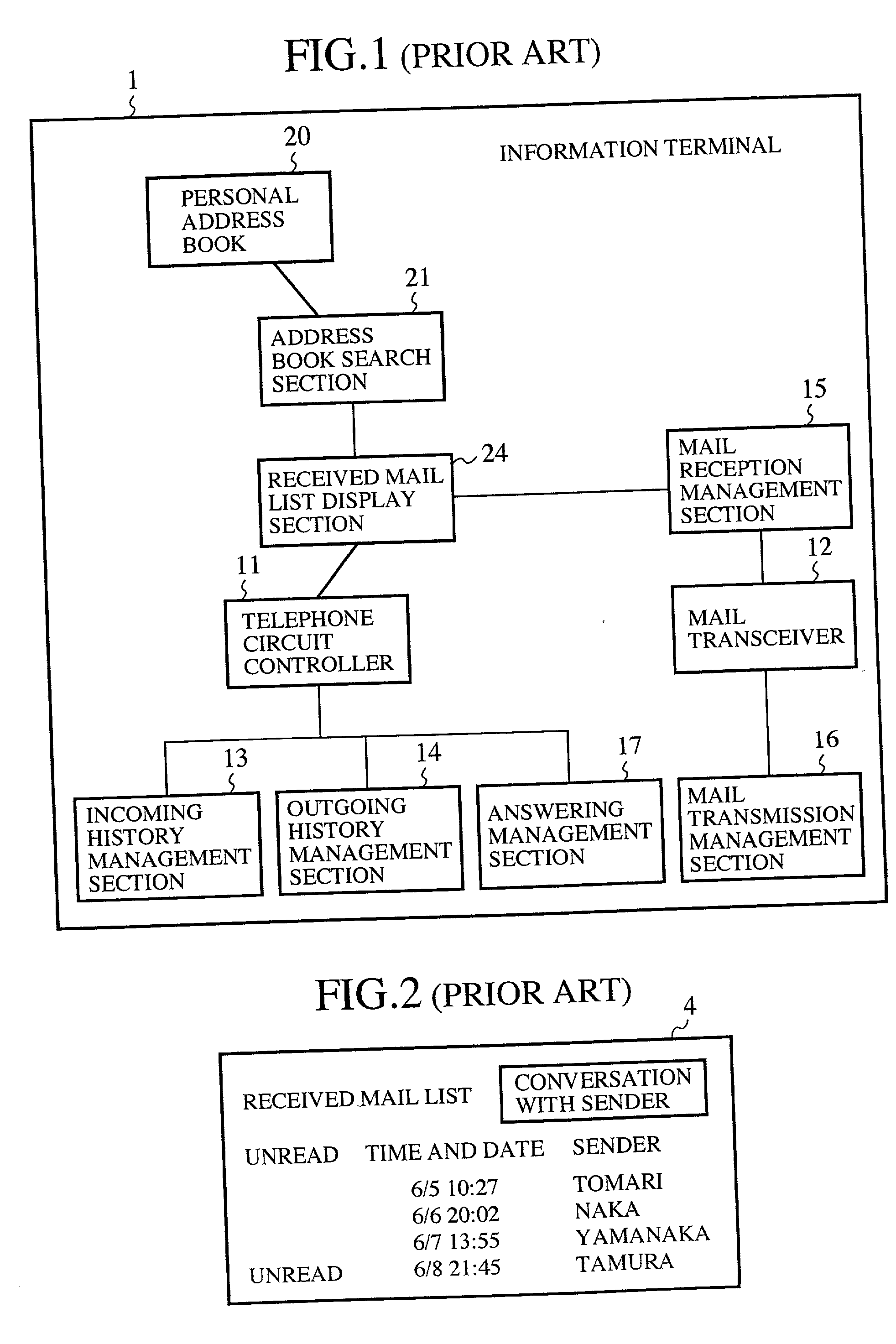 Information terminal, server, information display system and information display method