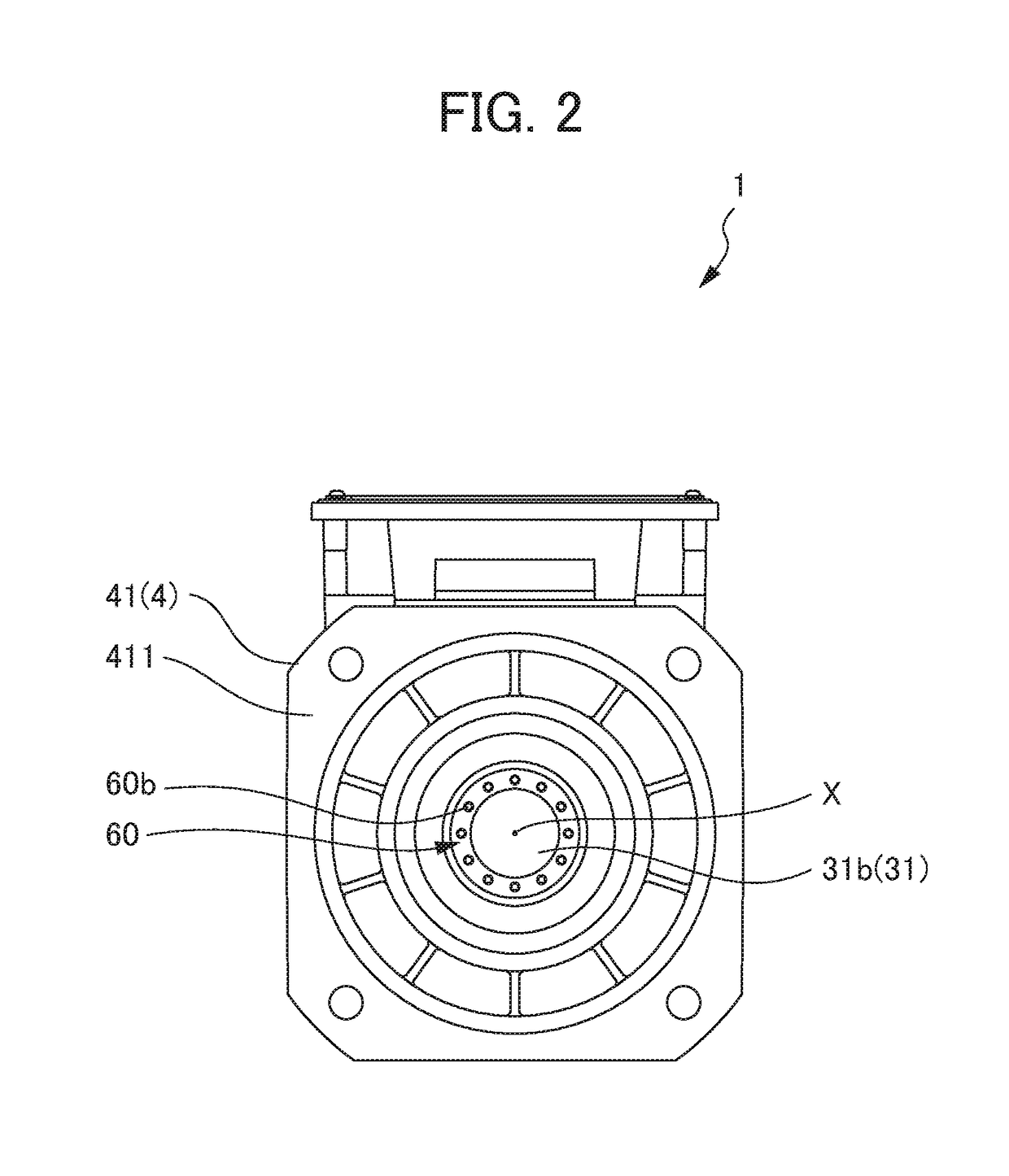 Electric motor having balance structure and machine tool equipped with the electric motor