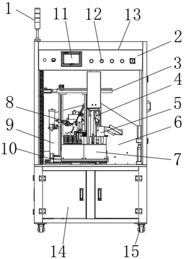 Bolt gluing combination machine