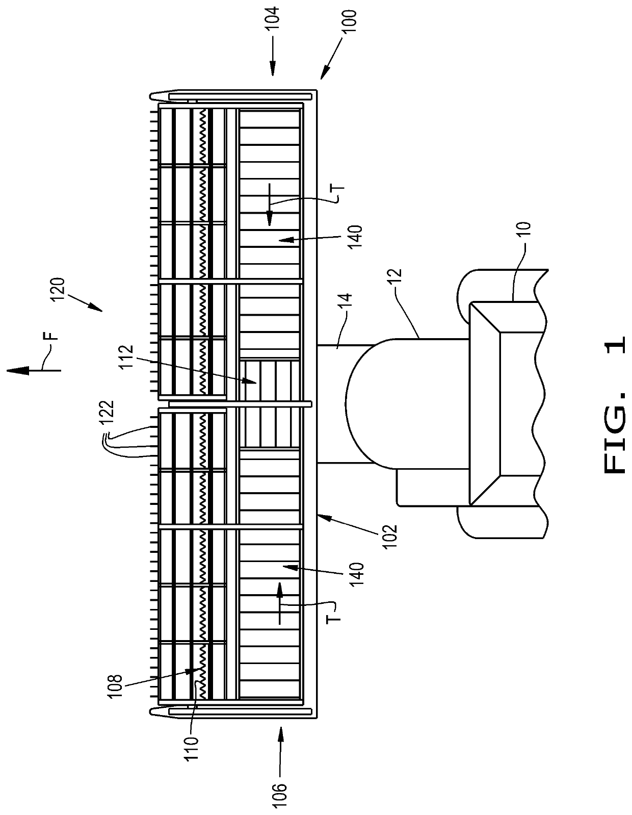 Agricultural header with dolly carried by gauge wheel arm