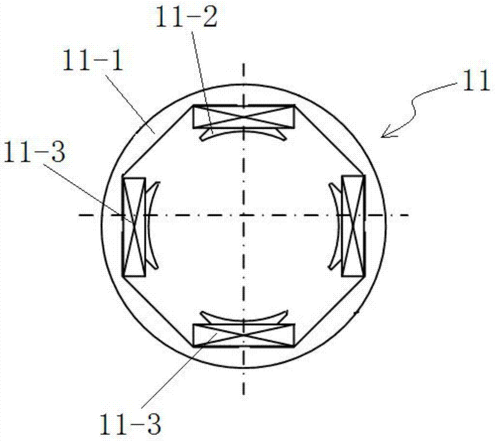 A laminated spiral magnetic propeller