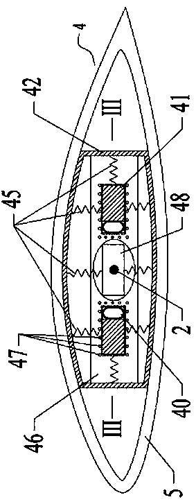 Wind turbine blade damping semi-active bidirectional coordinated vibration control device and mounting method