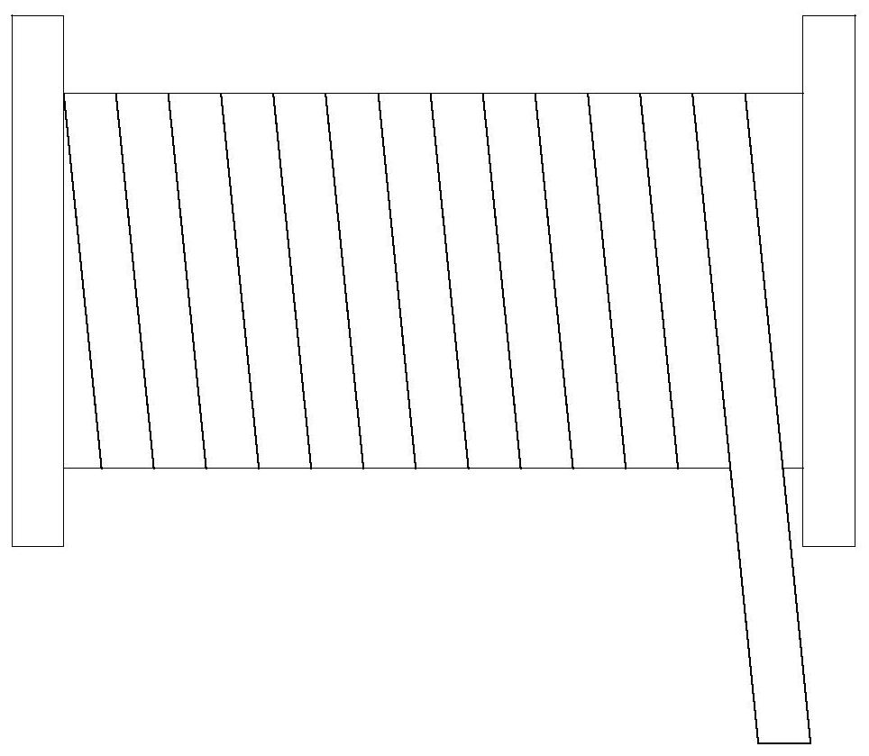 Medicine chip ironing and straightening mechanism and ironing and straightening process thereof