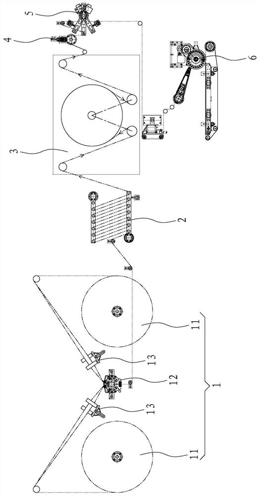 Medicine chip ironing and straightening mechanism and ironing and straightening process thereof