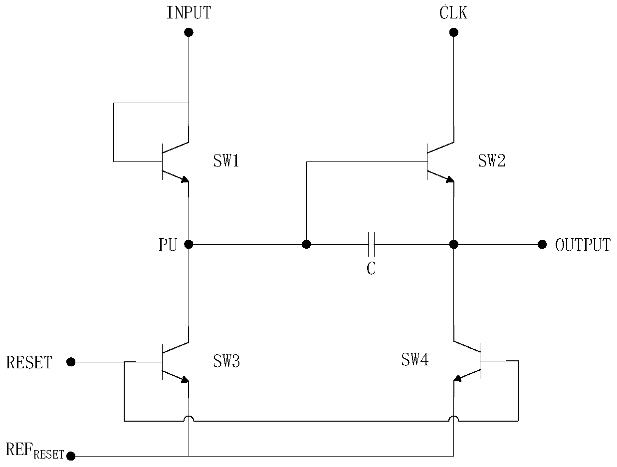 Array substrate gate driving circuit, driving method thereof, and display device